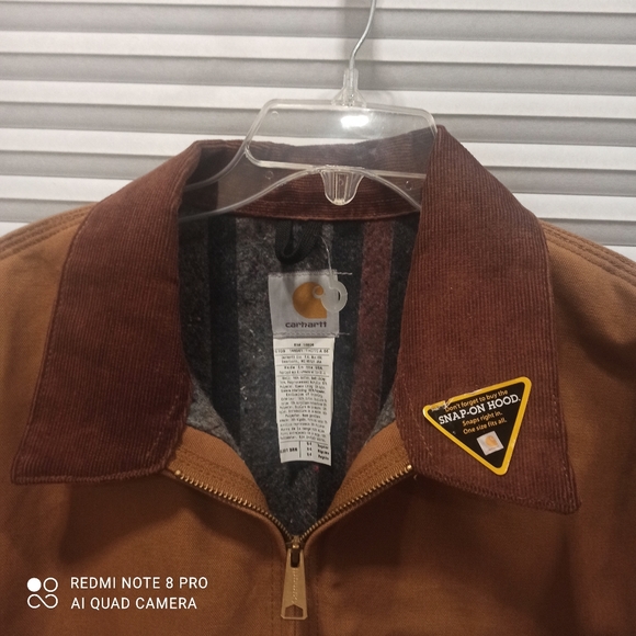 Carhartt men's, full zip up cargo work jacket. size XXL - Picture 5 of 16